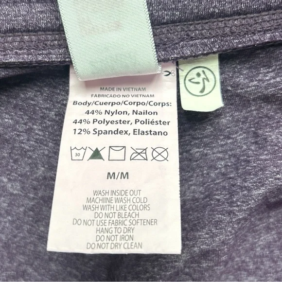 ZUMBA SO BOOTYFUL CAPRI LEGGINGS w Logo Dance Yoga Cycle Run WorkOut - Picture 5 of 5